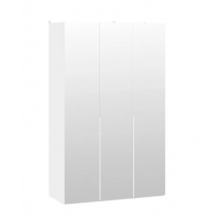Шкаф для одежды Порто 580 с 3 зеркальными дверями (Белый Жемчуг)